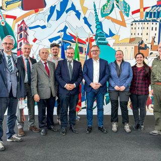 Foto di gruppo per i relatori al convegno promosso dall'Assessorato alla Biodiversità della Regione