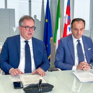 L'assessore Marco Gallo col governatore Cirio L'assessore Marco Gallo col governatore Cirio