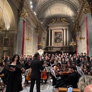 Nelle foto alcuni momenti dell'esibizione tenuta nel Duomo di Cuneo
