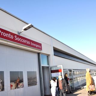 Il pronto soccorso dell'ospedale di Verduno