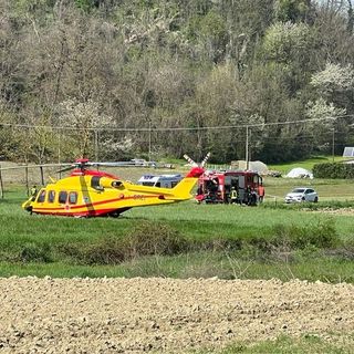 I soccorsi nella zona teatro dell'incidente