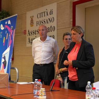 Giuseppe Trossarello con Elena Mondino ed Erica Barbero
