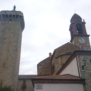 In foto il borgo di Perletto In foto il borgo di Perletto