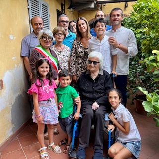 Festa a Cherasco per i 100 anni di Maria Dogliani Taricco