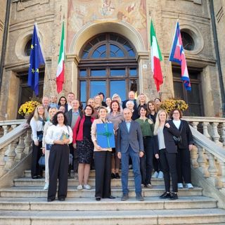 Delegazione lituana in visita a Bra Delegazione lituana in visita a Bra