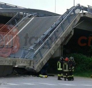 Crollo del viadotto di Fossano, immagine d'archivio