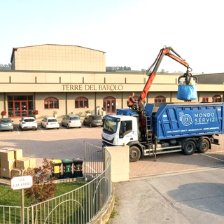 Terre del Barolo ha organizzato la raccolta dei rifiuti agricoli in cantina per i soci conferitori