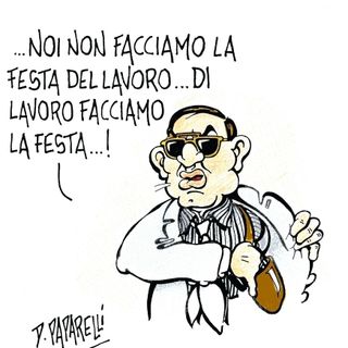 La vignetta dei Paparelli per il 1° Maggio