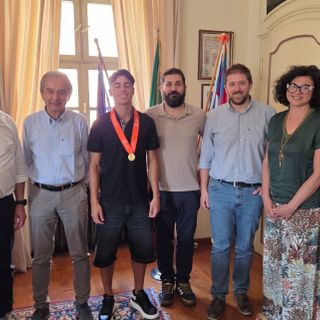 La Giunta comunale di Bra incontra il giovane campione europeo Thomas Corigliano