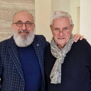 Pier Franco Sibilla, a destra, con Fulvio D'Alessandro