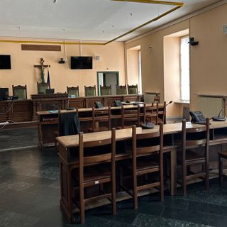 Aula del tribunale di Cuneo