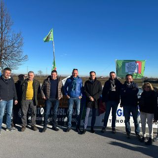 Agricoltori autonomi in presidio a Peveragno: stamattina la visita del presidente Cirio