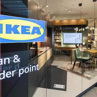 Immagine della facciata del negozio di Ikea Torino Lingotto, dal sito di ikea