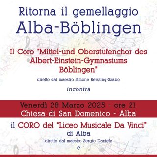 Alba-Böblingen: la musica unisce Italia e Germania nel ritorno del gemellaggio