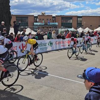 Nicole Bracco sul traguardo Nicole Bracco sul traguardo