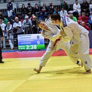 Maria Matei in azione Maria Matei in azione