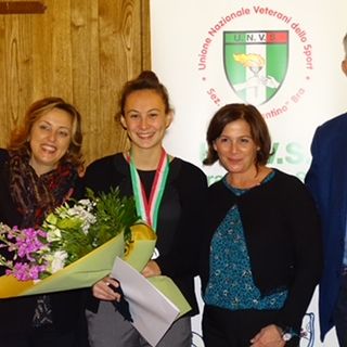 Anita Gastaldi, atleta dell'anno 2019 dell'UNVS di Bra