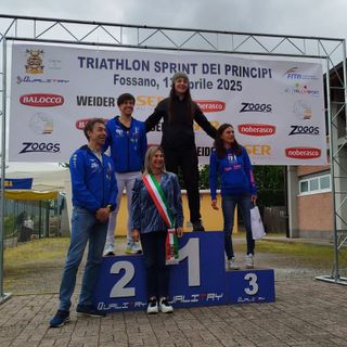 Chiara Grasso sul podio