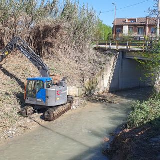 Ad Alba iniziato il lavoro di pulizia e trinciatura lungo il torrente Cherasca