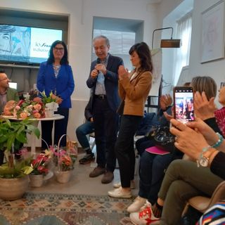 Foto: il vernissage della mostra di Francesca Semeraro Foto: il vernissage della mostra di Francesca Semeraro