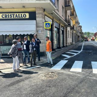 Gli ultimi interventi in corso Enotria ad Alba Gli ultimi interventi in corso Enotria ad Alba