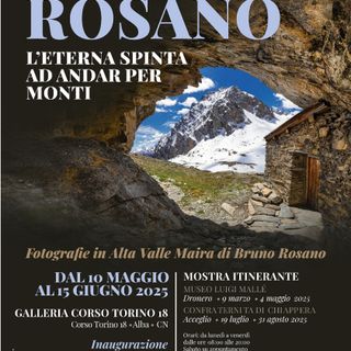 Alba, presso Corso Torino 18 la seconda tappa della mostra itinerante dedicata a Bruno Rosano