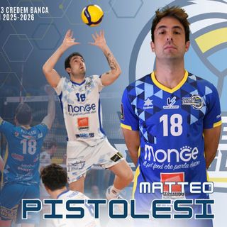 Il Volley Savigliano conferma il palleggiatore Matteo Pistolesi nella rosa dei giocatori