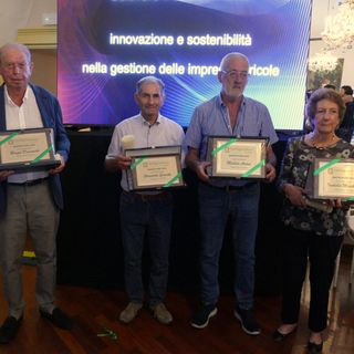 “Aratro d’oro” di Confagricoltura ad associati di Castiglione Tinella, Saluzzo, Cuneo e Piozzo