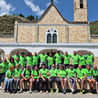 Foto di gruppo a Sant'Anna di Vinadio Foto di gruppo a Sant'Anna di Vinadio