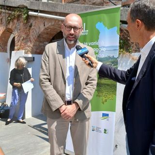 Presidente Luca Robaldo alla presentazione progetto SMART - Soluzioni di Mobilità Alternative Rurali Transfrontaliere