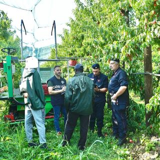 Uno dei controlli effettuati dai Carabinieri