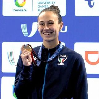 La campionessa azzurra di nuoto Anita Gastaldi