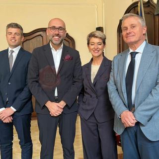 Da sinistra Michele Pianetta, Luca Robaldo, Giuliana Cirio e Giorgio Musso Da sinistra Michele Pianetta, Luca Robaldo, Giuliana Cirio e Giorgio Musso