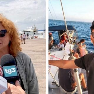 Da sinistra: Maria Elena Delia e Ab Amajou