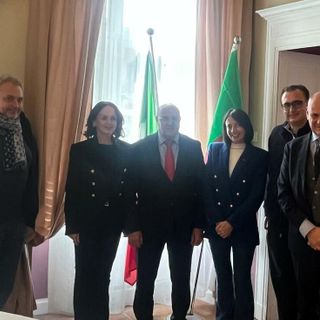 Moretta, l’ambasciatore d’Algeria in visita allo stabilimento Inalpi