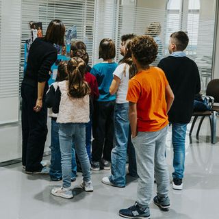 Alcune immagini del pomeriggio in Banca di Asti