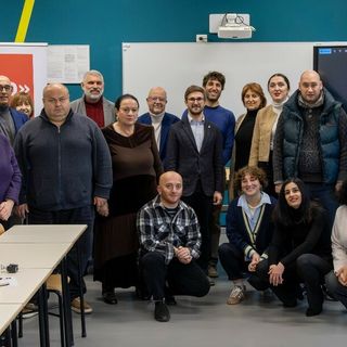 Da Tbilisi ad Alba: delegazione georgiana in visita ad Apro Formazione per scoprire il modello formativo piemontese [FOTO]