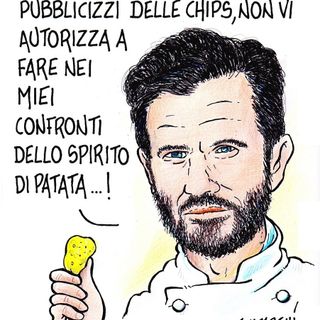 Alta cucina, basse patate: Cracco e l’inaspettato spirito delle chips