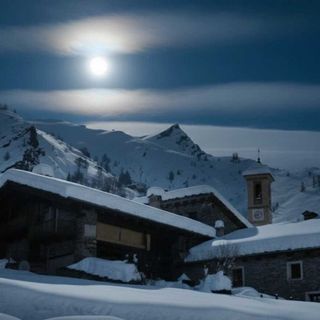 La foto della Borgata Celle di Bellino scattata da Gianpiero Ferrigno e pubblicata sul Corriere della Sera