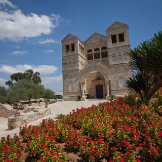 In foto la Basilica della Trasfigurazione, situata sulla cima del Monte Tabor in Israele