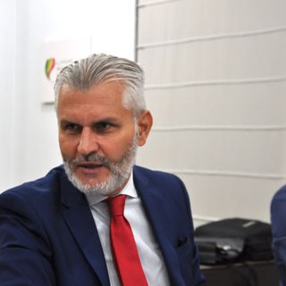 Il presidente Atl Mariano Rabino