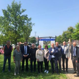 Il bosco didattico in corso Europa ad Alba Il bosco didattico in corso Europa ad Alba