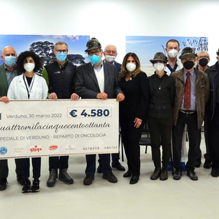 Dalla “Polentata solidale” di Bra oltre 4mila euro devoluti all’Oncologia di Verduno Dalla “Polentata solidale” di Bra oltre 4mila euro devoluti all’Oncologia di Verduno