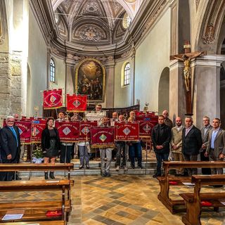 Alcuni momenti dell'annuale ritrovo tenuto domenica a Cravanzana