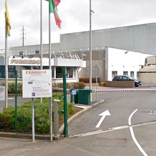 Lo stabilimento Ferrero Ardennes, in rue Pietro Ferrero ad Arlon, in Belgio