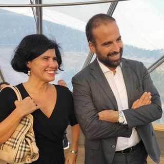 Marta Giovannini con Luigi Marattin, anche lui candidato in Piemonte per il Terzo Polo