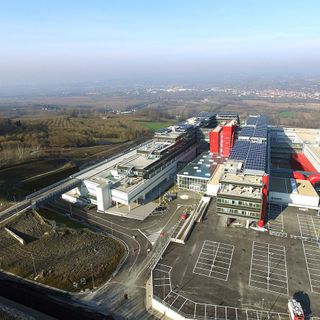 Una veduta dell'ospedale unico di Alba e Bra