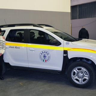 Il veicolo consegnato alla memoria di Mario Aimasso Il veicolo consegnato alla memoria di Mario Aimasso