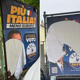 Fossano, la denuncia del senatore Bergesio: "Manifesti della Lega strappati"