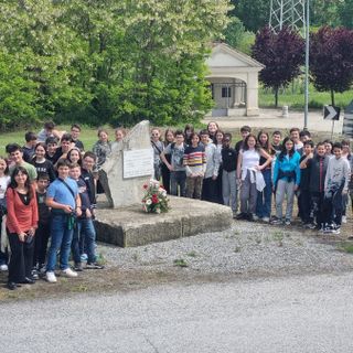 Studenti di Rapallo in gita a Cherasco per ricordare l'antifascista Ottavio Ferraretto